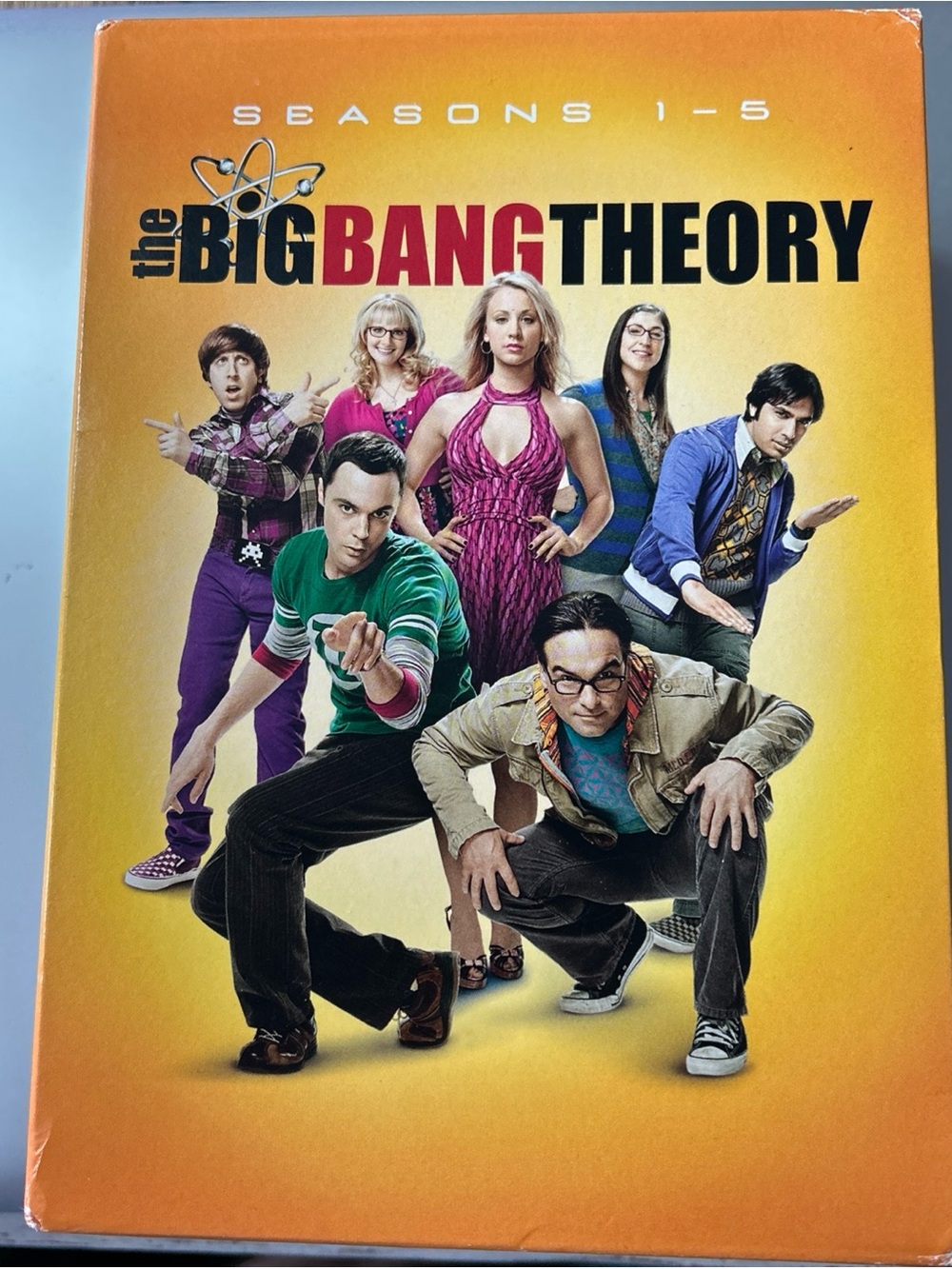 The Big Bang Theory Season 1-5 DVD Set Bundle TV Comedy Show Funny INCOMPLETE